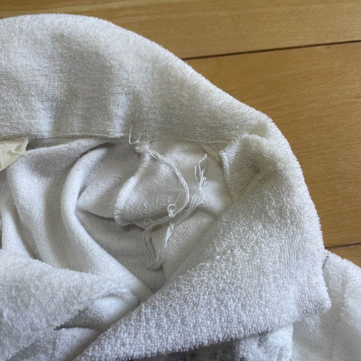 70s ヴィンテージ ライトニング ボルト オールドサーフ パイルポロシャツ_画像7