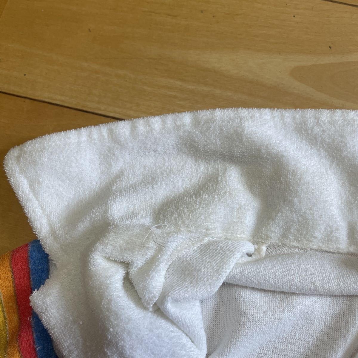 70s ヴィンテージ ライトニング ボルト オールドサーフ パイルポロシャツ_画像8