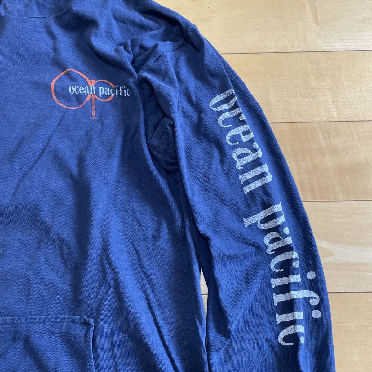70s ヴィンテージ Ocean Pacific オールドサーフ ロンTパーカー_画像3