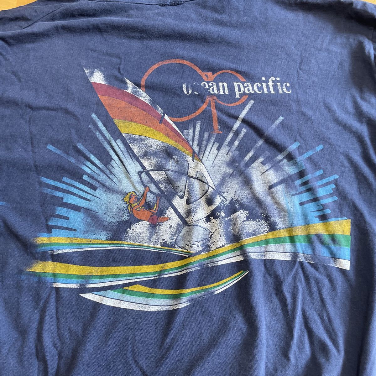 70s ヴィンテージ Ocean Pacific オールドサーフ ロンTパーカー_画像5