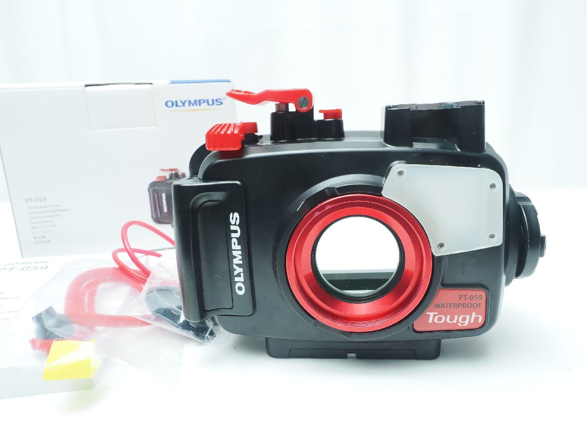 OLYMPUS オリンパス PT-059 防水プロテクター 取扱説明書・保証書・元箱あり ハウジング 水中カメラ用品 [3FAA-64552]