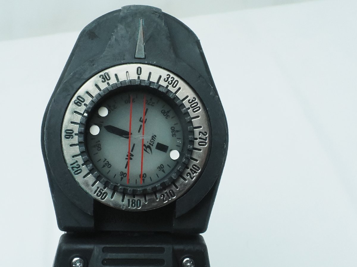 Bism ビーイズム ナビゲーション2ゲージ(残圧計+コンパス) カラー:ブラック スキューバダイビング用品 [1J-64609]_画像3