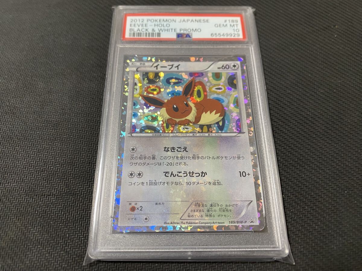 PSA10 イーブイ コレクションファイル プロモ 189/BW-P 2012 正規品 2012年 ポケモンカード PSA10 イーブイ イーブイ