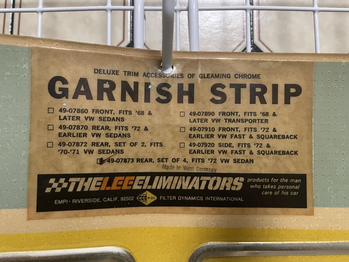 ☆★オリジナルEMPI GARNISH STRIP 未開封の未使用品です 空冷vw 空冷ワーゲン 空冷ビートル リアルEMPI_画像3