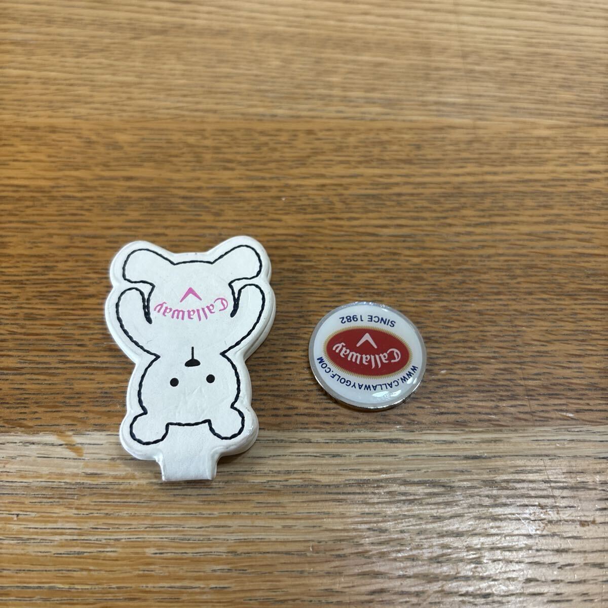 Callaway Bear - карман значок белый включая доставку