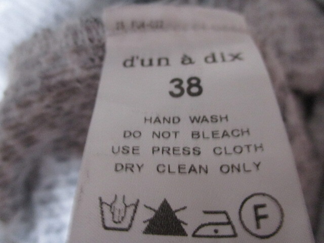 dun　adix　　紺と白★凹凸生地～ワンピース_画像9