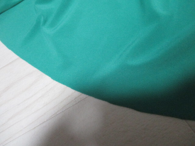 社交ダンス　gentilジャンティ―　緑★ロングフレアースカート_画像9