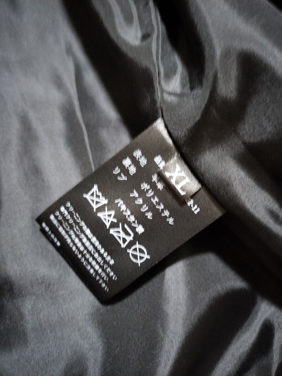 サイズ：XL 新品同様　Liugoo Leathers （リューグーレザーズ）レザーフーデッドジャケット　 パーカー 羊革 ジップアップ　本革_画像6