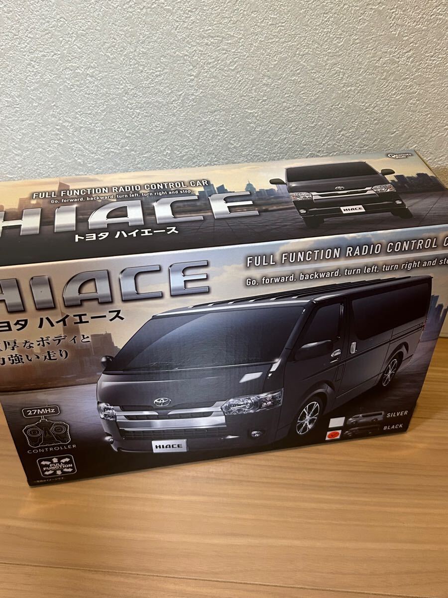 ★ ハイエース TOYOTA ブラック ラジコン HIACE プライズ ★ 新品 未開封 黒_画像3