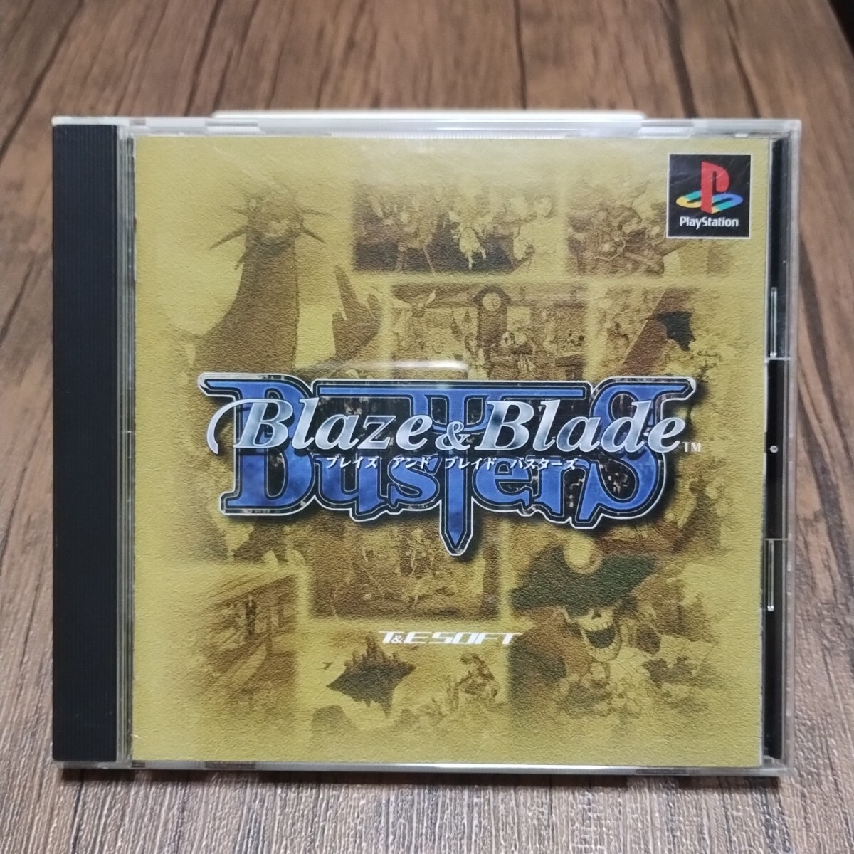 x PlayStation プレイステーション プレステ PS1 PS ソフト 中古 ブレイズ＆ブレイド バスターズ T＆E RPG Blaze＆Blade_画像1