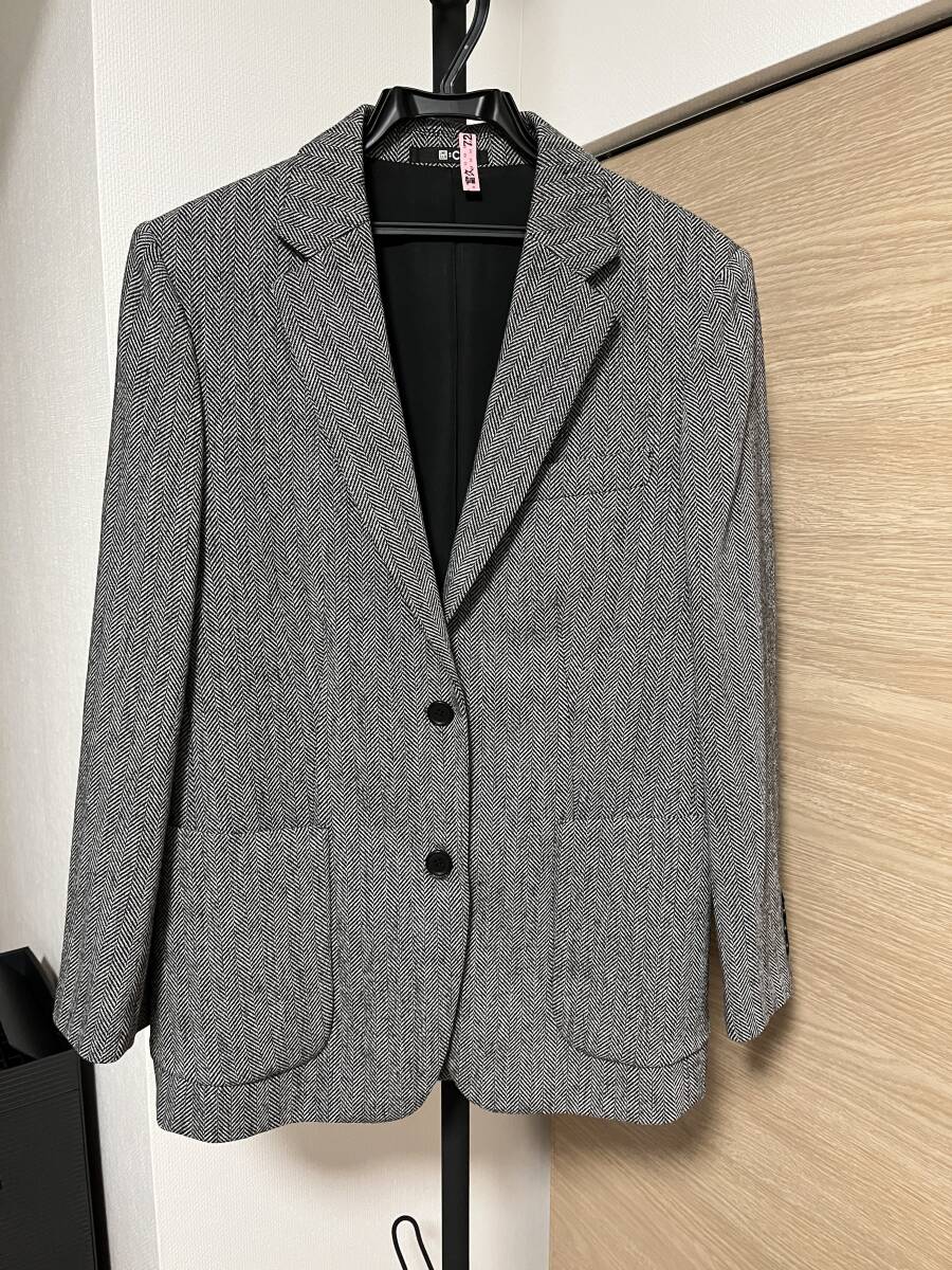 UNIQLO:C ユニクロ ツイードオーバーサイズジャケット M DARK GRAY_画像5