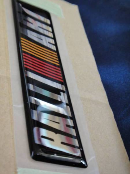 完全本物！パチモン騙されないで！三菱 ラリーアート RALLI ART ソフトエンブレム L寸 大 新品 本物 在庫有り 送料無料！(条件付_画像1