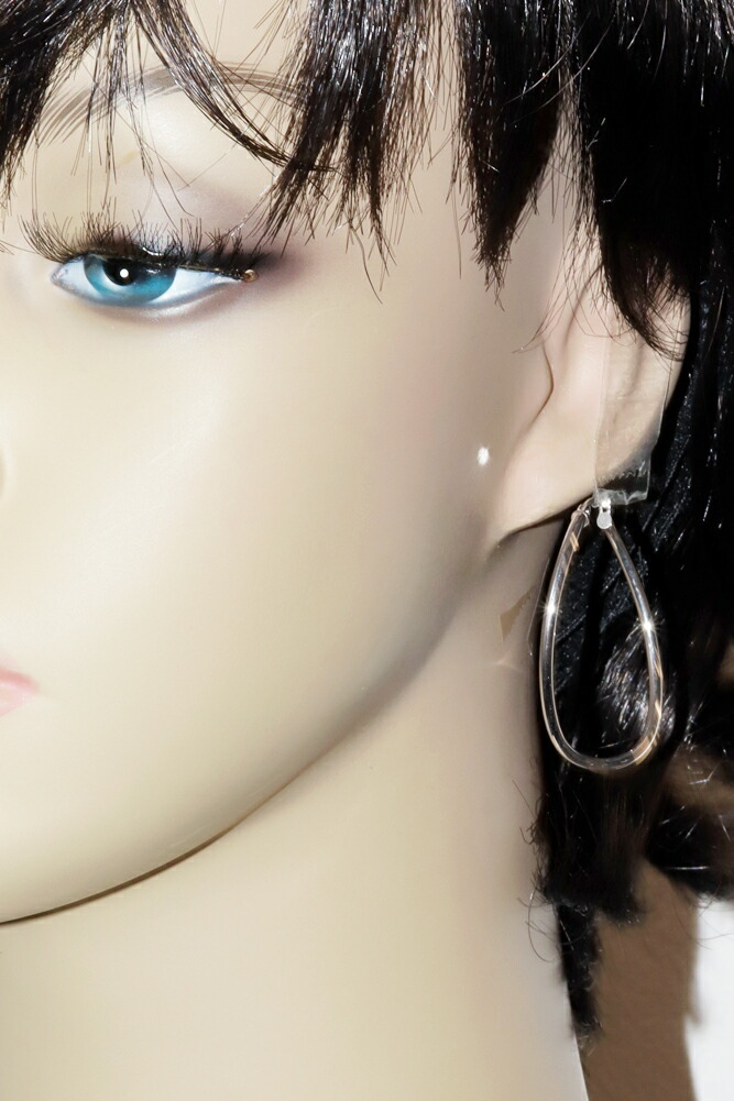 ウノアエレ ピアス K18WG フープピアス_画像2