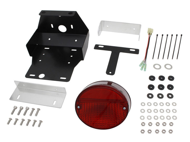 ポッシュフェイス POSH Faith ゼファー400χ（1996-2008）用 Z2テールランプフェンダーレスキット 電球タイプ レッドレンズ 031193-Z2-10_画像1