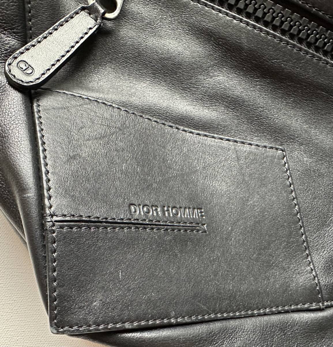 Dior HOMME 09AW レザー ショルダーバッグ 美品_画像2