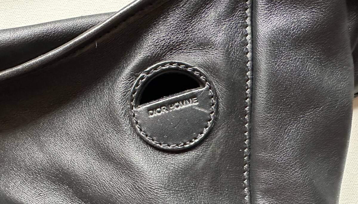 Dior HOMME 09AW レザー ショルダーバッグ 美品_画像3