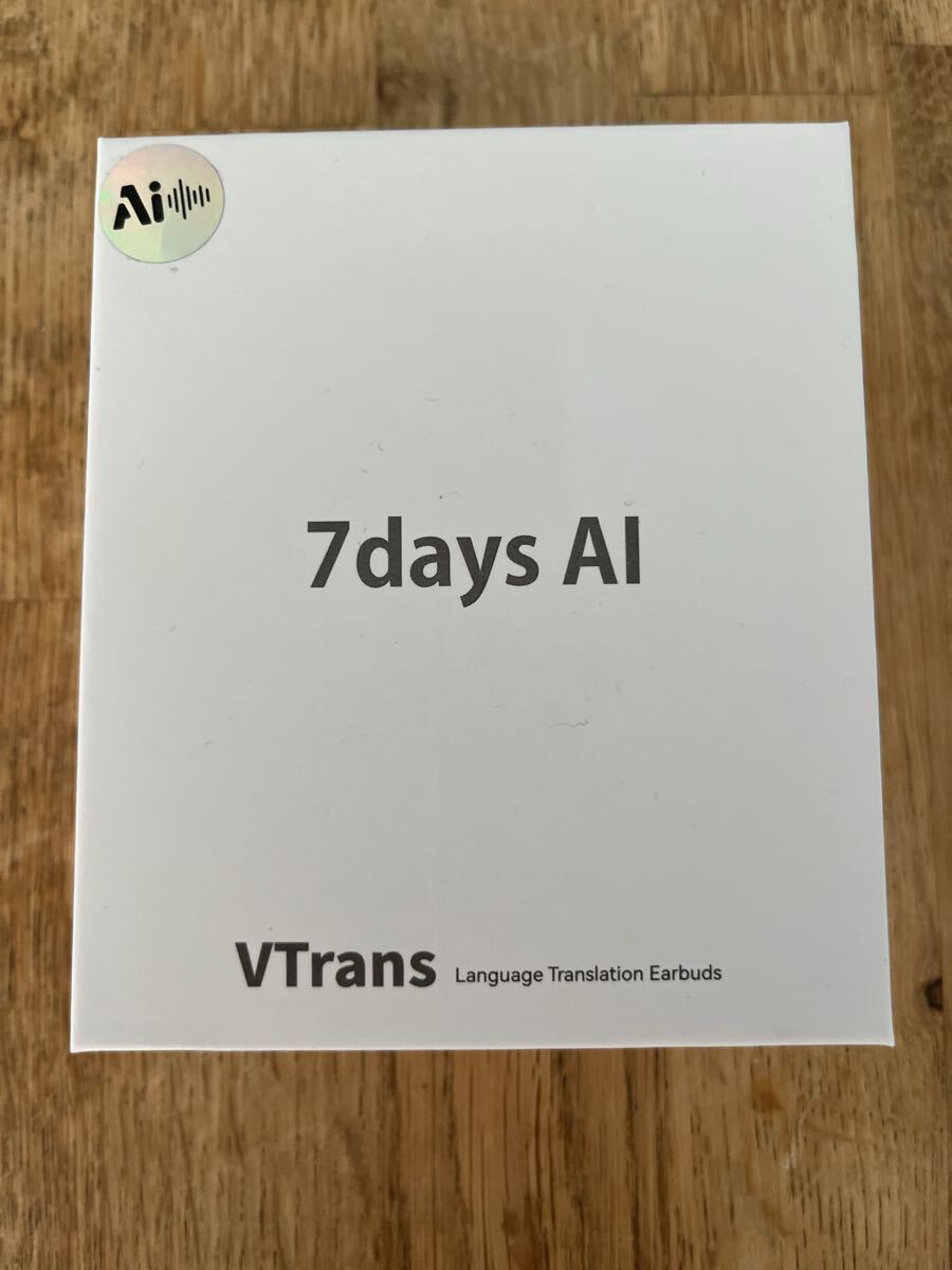 7days AI VTrans 言語翻訳イヤフォン 新型 7days AI VTrans ワイヤレス翻訳イヤフォン（ブラック）