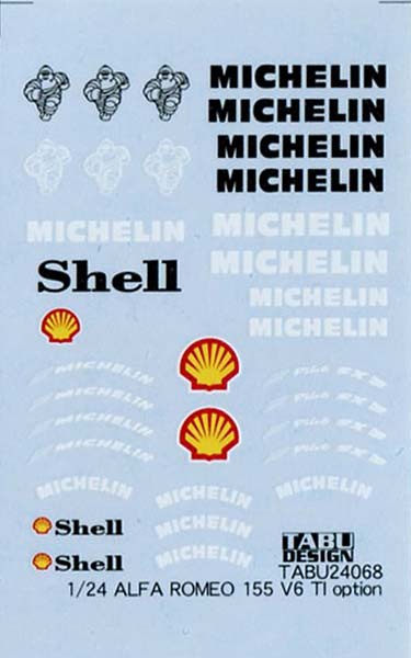 タブデザイン (TABU) 24068 1/24 155 V6 TI オプションデカール_画像2