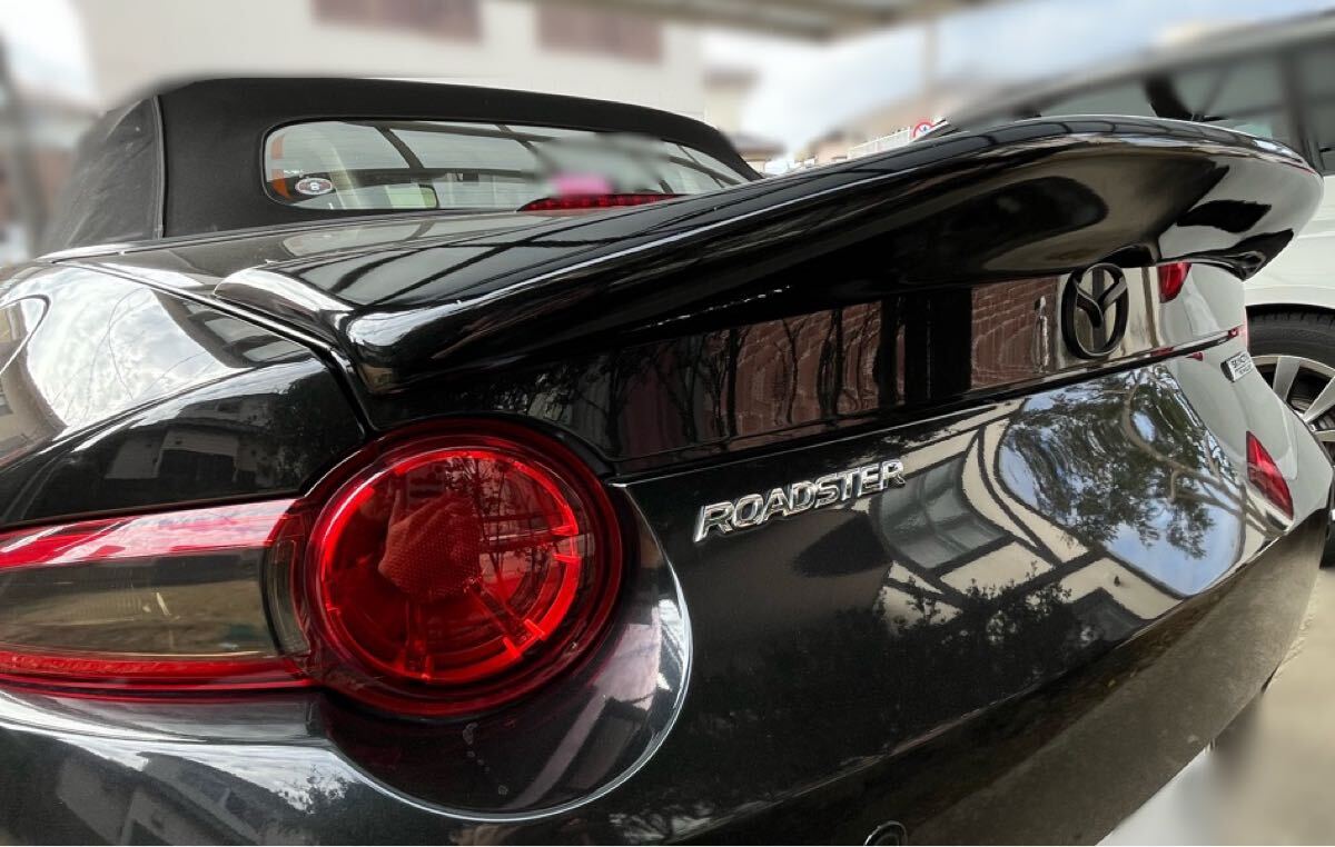 ND ロードスター ダックテールリアスポイラー 黒メタ色塗装済み