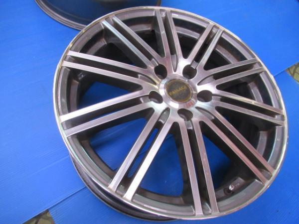 エクストレイル CR-V CX-5 CX-8 社外アルミ 18インチ 7.0J +45 5H114.3 新品 海外 夏タイヤ ピレリ パワジー 225/60R18 夏用 別_画像6