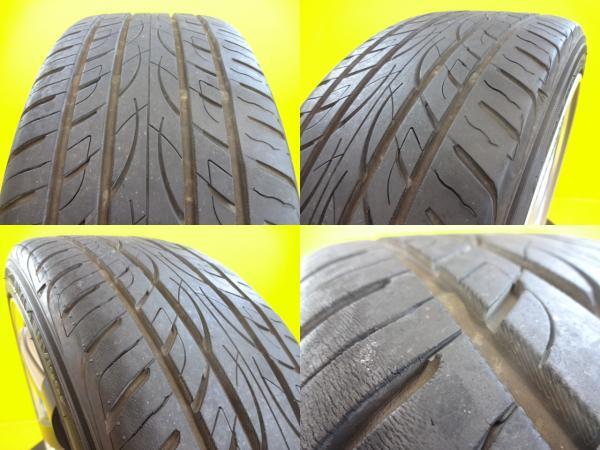 86 BRZ カローラスポーツ WORK エモーション T5R 2ピース 18インチ 8.0J +40 5H 100 225/40R18 中古 4本 セット 1枚歪みあり ZN6 ZC6 久喜_画像7