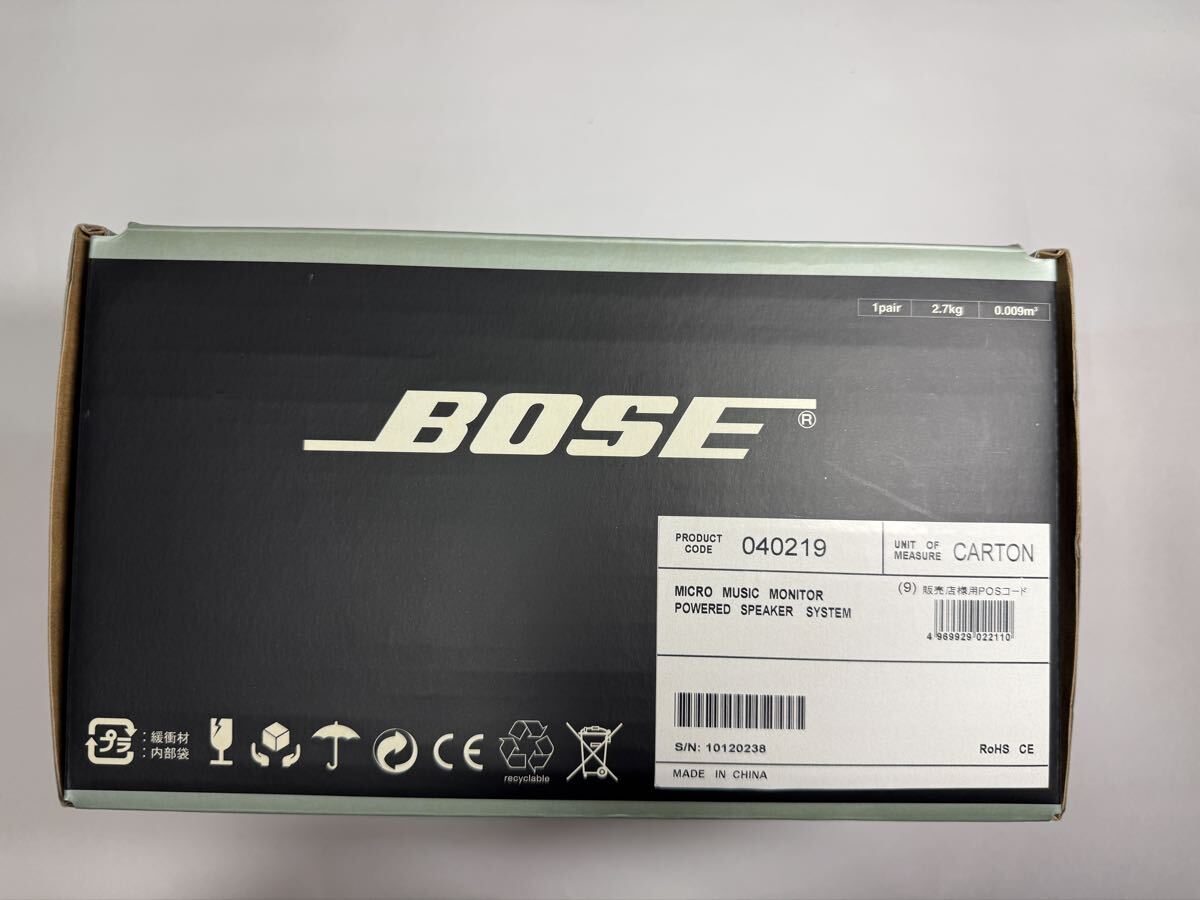 BOSE Micro Music Monitor новый товар * не использовался товар Bose 