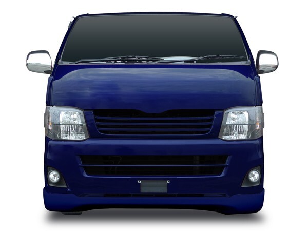 ハイエース レジアスエース 200系 標準 ナロー TRH200 KDH201 KDH206 フロントハーフ 全グレード 3型 FRP 未塗装 REGIUSACE_画像1