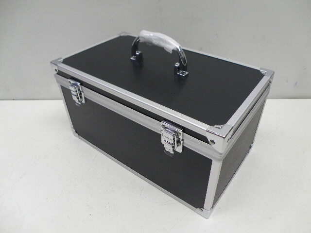  симпатичный! алюминиевая рама кейс! уретан иметь!30.5×17.5×16cm( чёрный )