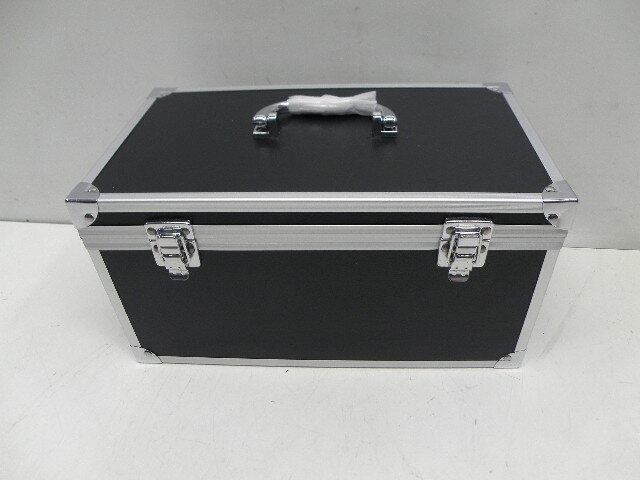  симпатичный! алюминиевая рама кейс! уретан иметь!30.5×17.5×16cm( чёрный )