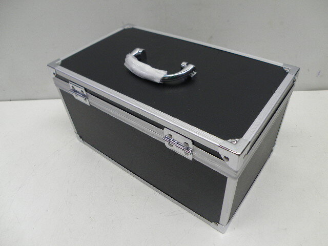  симпатичный! алюминиевая рама кейс! уретан иметь!30.5×17.5×16cm( чёрный )