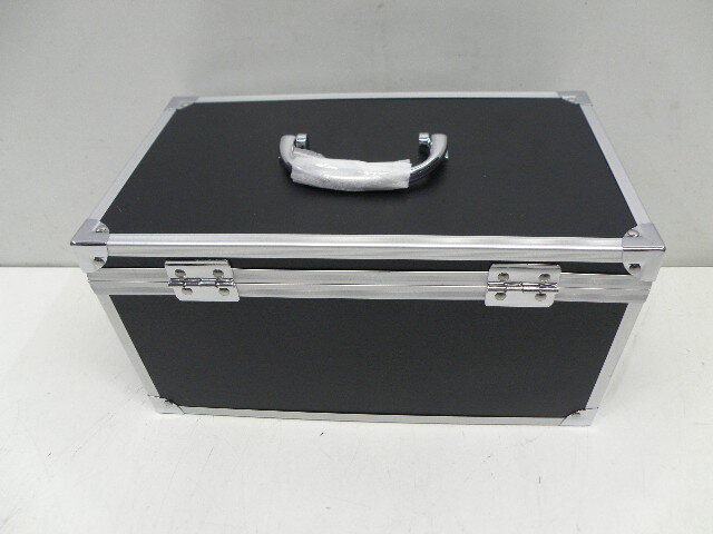  симпатичный! алюминиевая рама кейс! уретан иметь!30.5×17.5×16cm( чёрный )