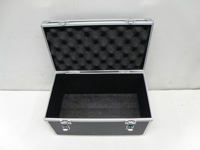  симпатичный! алюминиевая рама кейс! уретан иметь!30.5×17.5×16cm( чёрный )