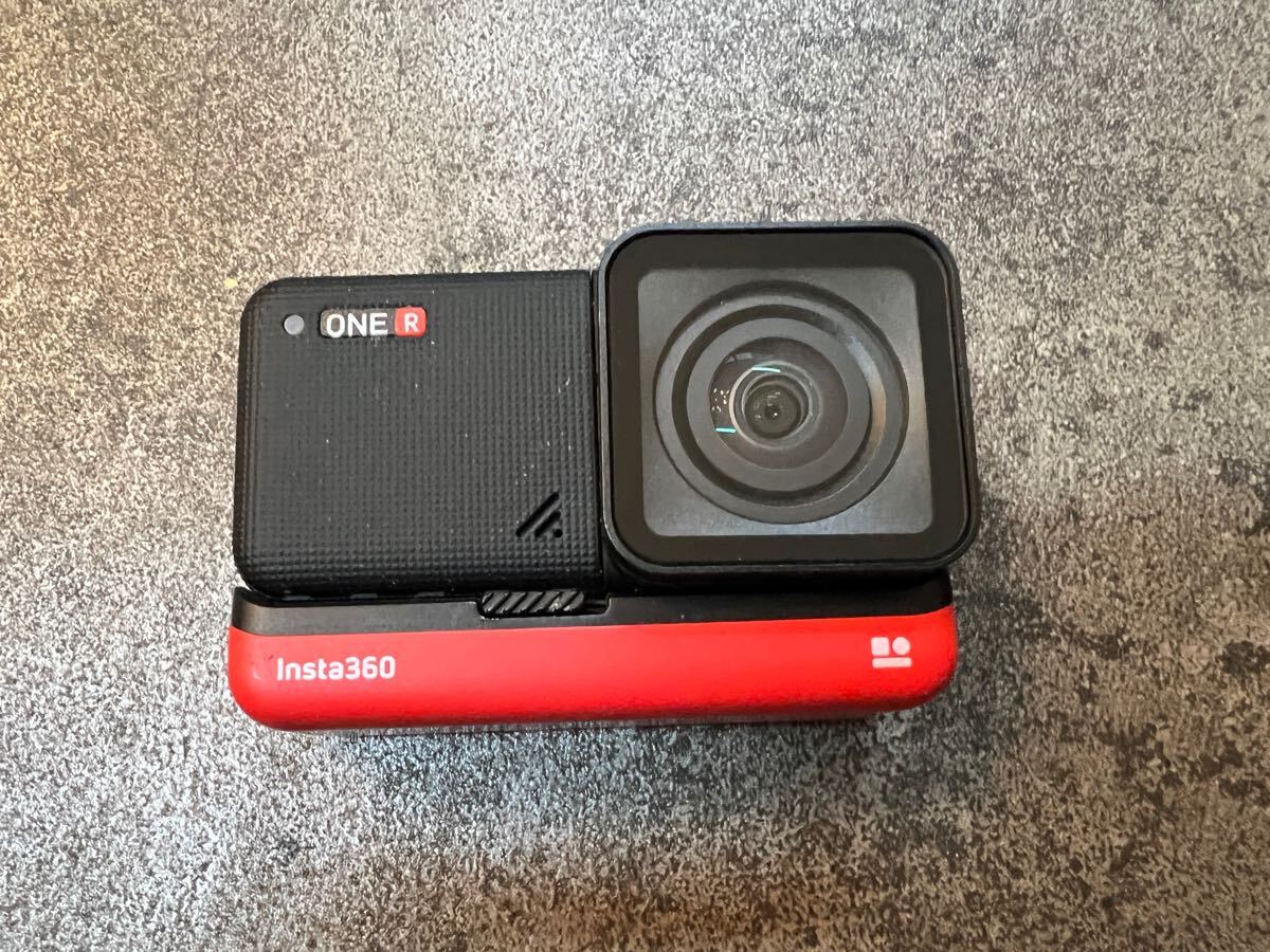 360カメラInsta360 ONE R TWIN EDITION micアダプター付屬　中古