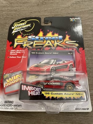 JOHNNY LIGHTNING Street Freaks 1998 CUSTOM ACURA NSX Import Heat 1:64 Diecast 海外 即決