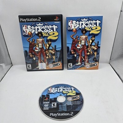 NBA Street Vol.2 (Sony PlayStation 2, 2003) With Manual GUC 海外 即決