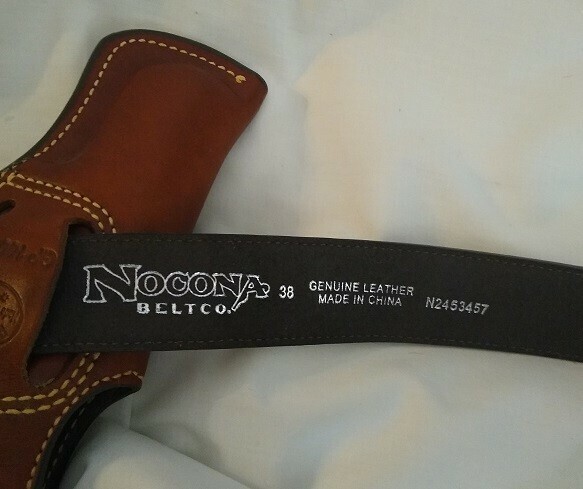 Leather Belt and Holster with Silver Buckle 海外 即決 スキル、知識