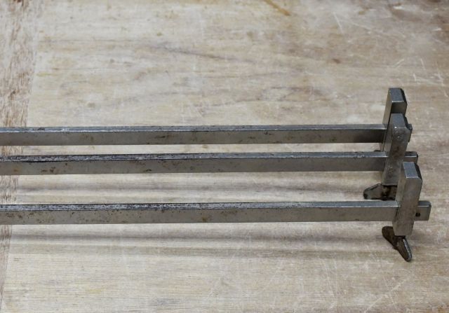 ハタガネ　６００mm ３本セット、端金　クランプ、中古_画像3