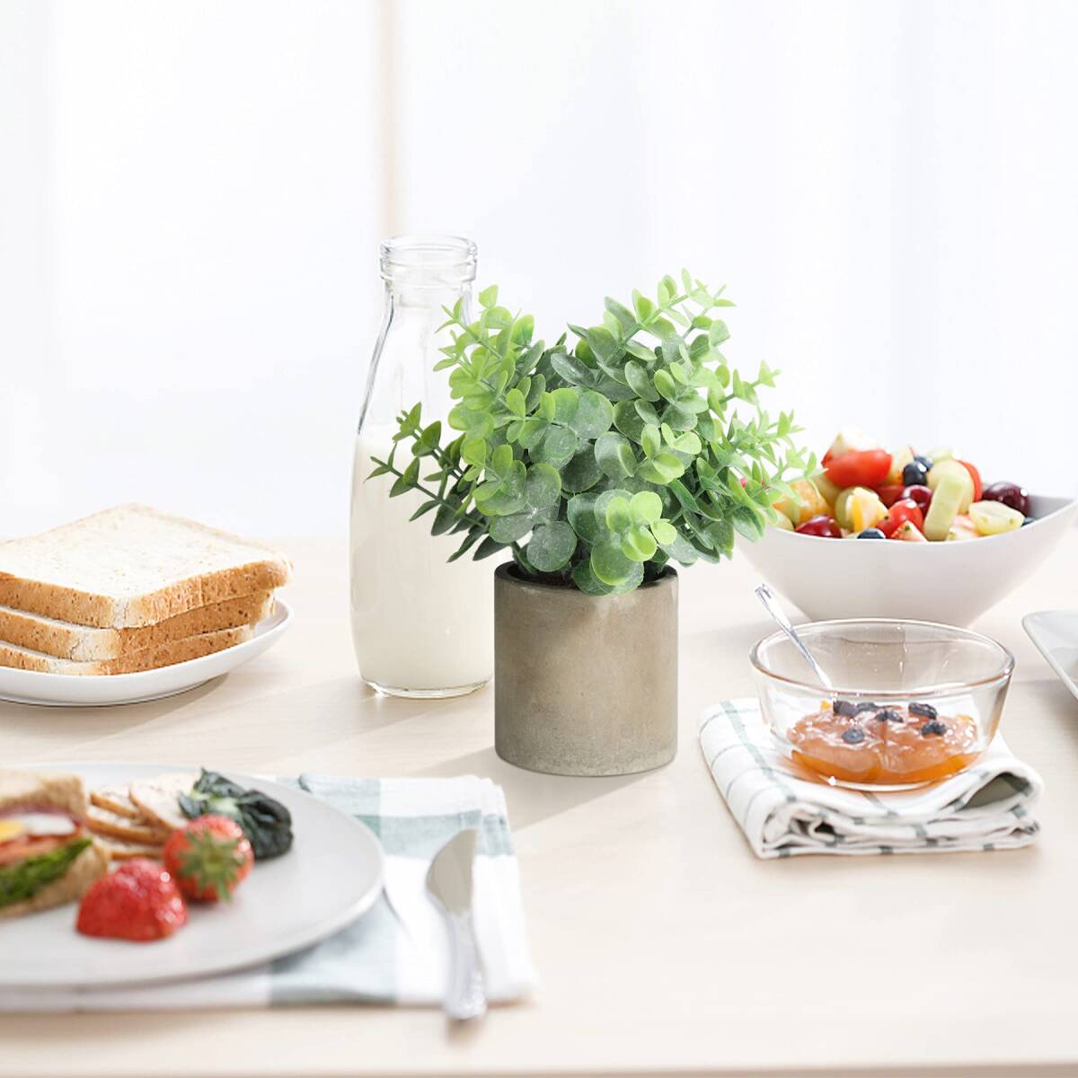  интерьер 3 шт. комплект салон маленький поддельный подарок декоративное растение искусственная зелень T4U