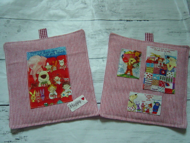 カントリー雑貨★ＣＯＣＯちゃん＆ゆかいな仲間たち/マット（２枚セット）_画像1