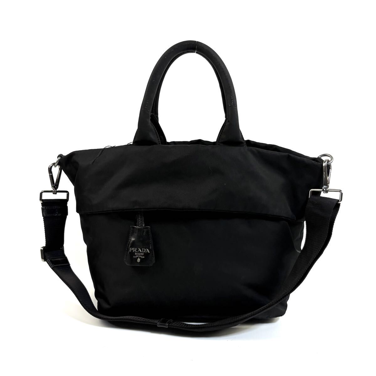PRADA プラダ ハンドバッグ テスートナイロン 黒2way 172 美品】PRADA プラダ テステート ナイロン 2way ハンドバッグ