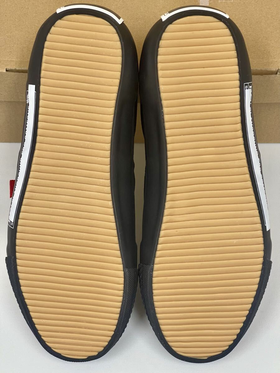 【未使用】 pg CONTRAST-B ブラック BLACK 26,5cm ローカットスニーカー playground ピージー キャンパス地 マグネットベルト_画像9