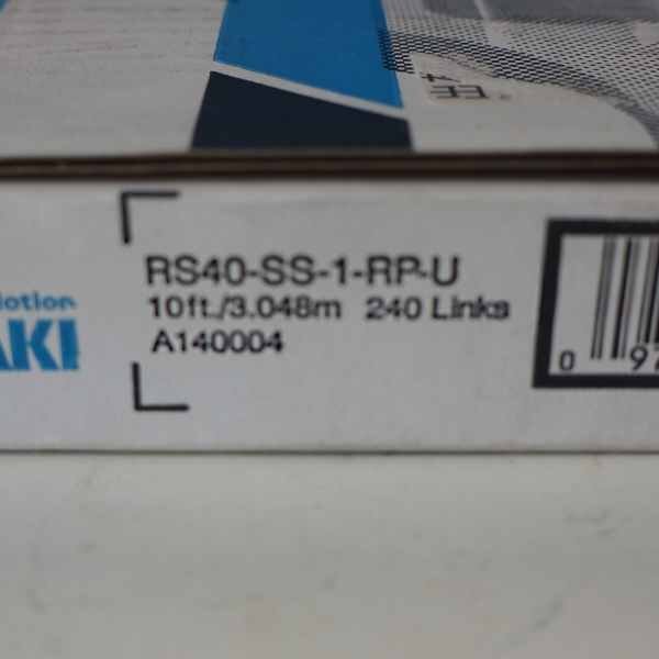 ★未使用品 TSUBAKI PREMIUM ROLLER CHAIN 　チェーン　RS40-SS-1-RP-U ステンレス★