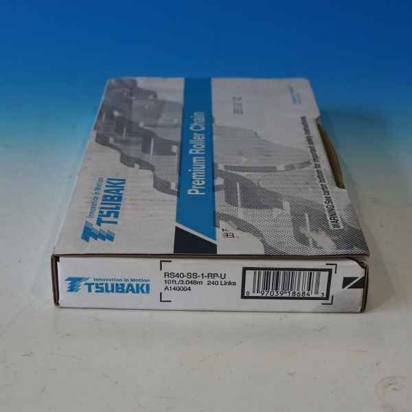 ★未使用品 TSUBAKI PREMIUM ROLLER CHAIN 　チェーン　RS40-SS-1-RP-U ステンレス★