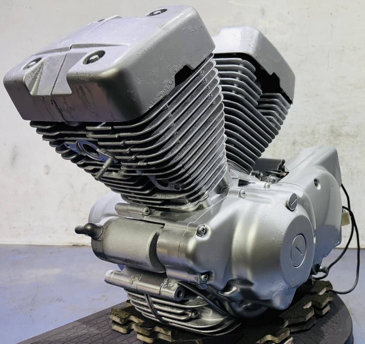 ビラーゴ250 3DM エンジン 不動 クランキングOK 圧縮共に9キロ　実走行1980km