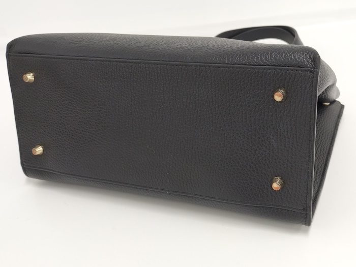 FURLA большая сумка кожа черный 