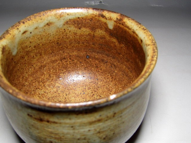 人間国宝 島岡達三 地釉象嵌千筋碗 存在感のある作品　　　　　　m850_画像7