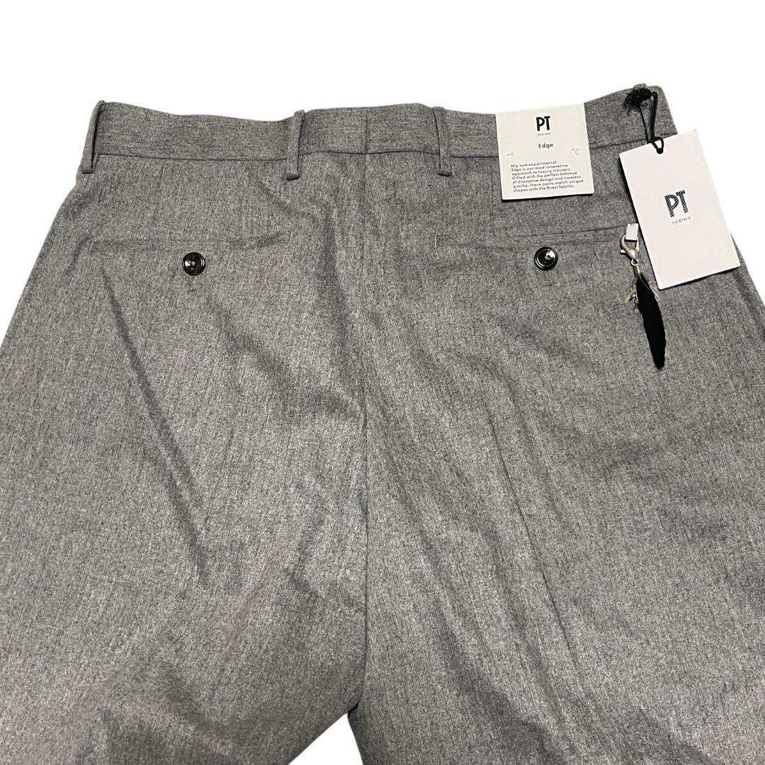 【新品】PT TORINO ピーティートリノ スラックス パンツ 46 M SEDICI グレー _画像6