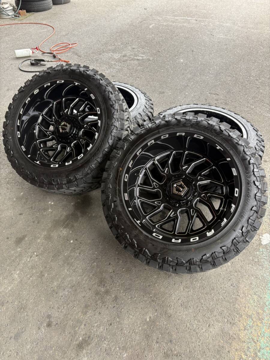 新品同様☆タンドラ☆TIS☆20インチ☆12j☆−44☆ pcd139.7/150-5H☆ATTURO TRAIL BLADE MT 33x12.50R20☆タンドラ☆セコイア_画像1
