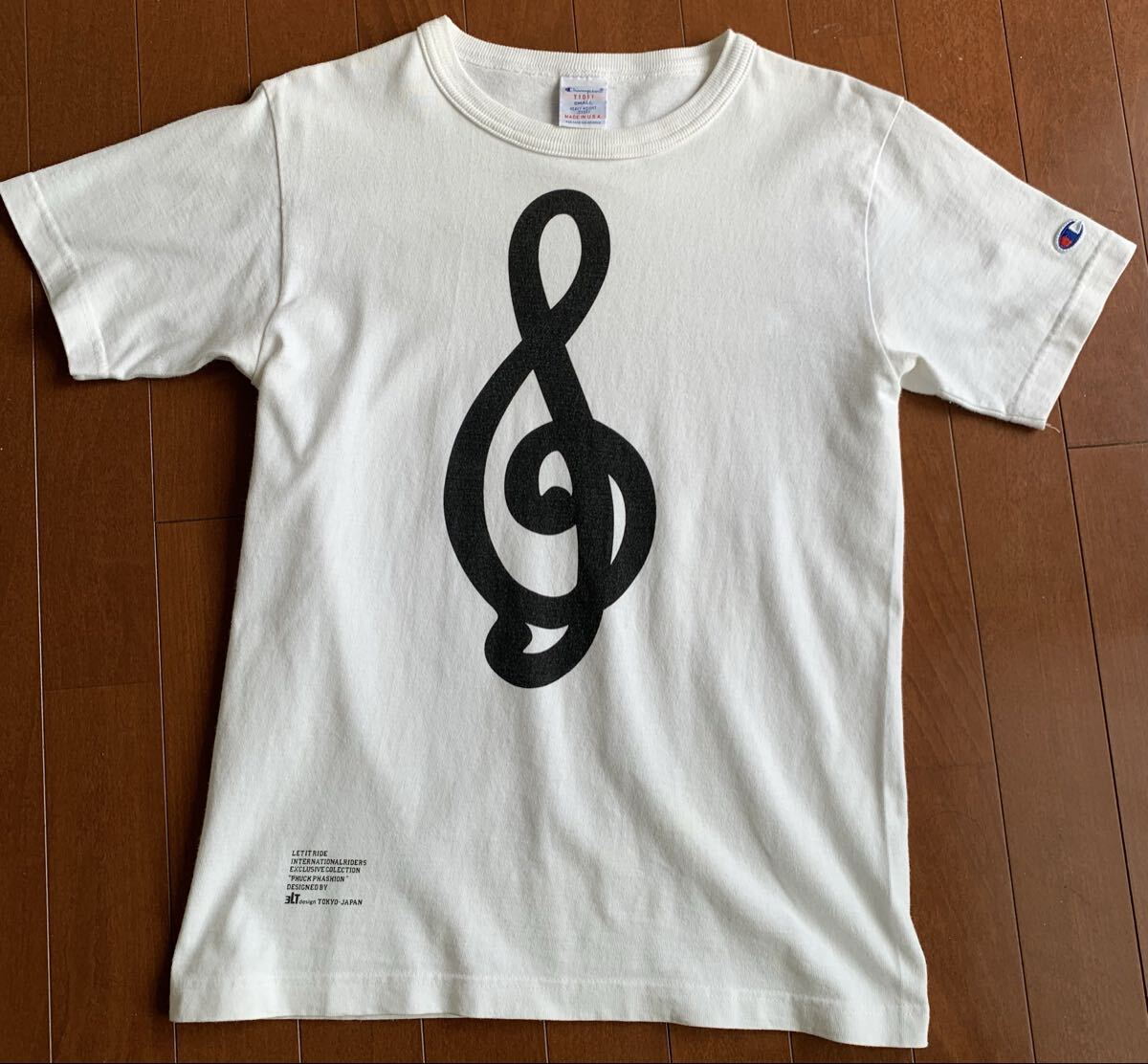 Let it Ride・レッド イット ライド・champion・usa製・チャンピオン・コラボTシャツ・T1011・希少・アメリカ製・厚手・バックプリント_画像2