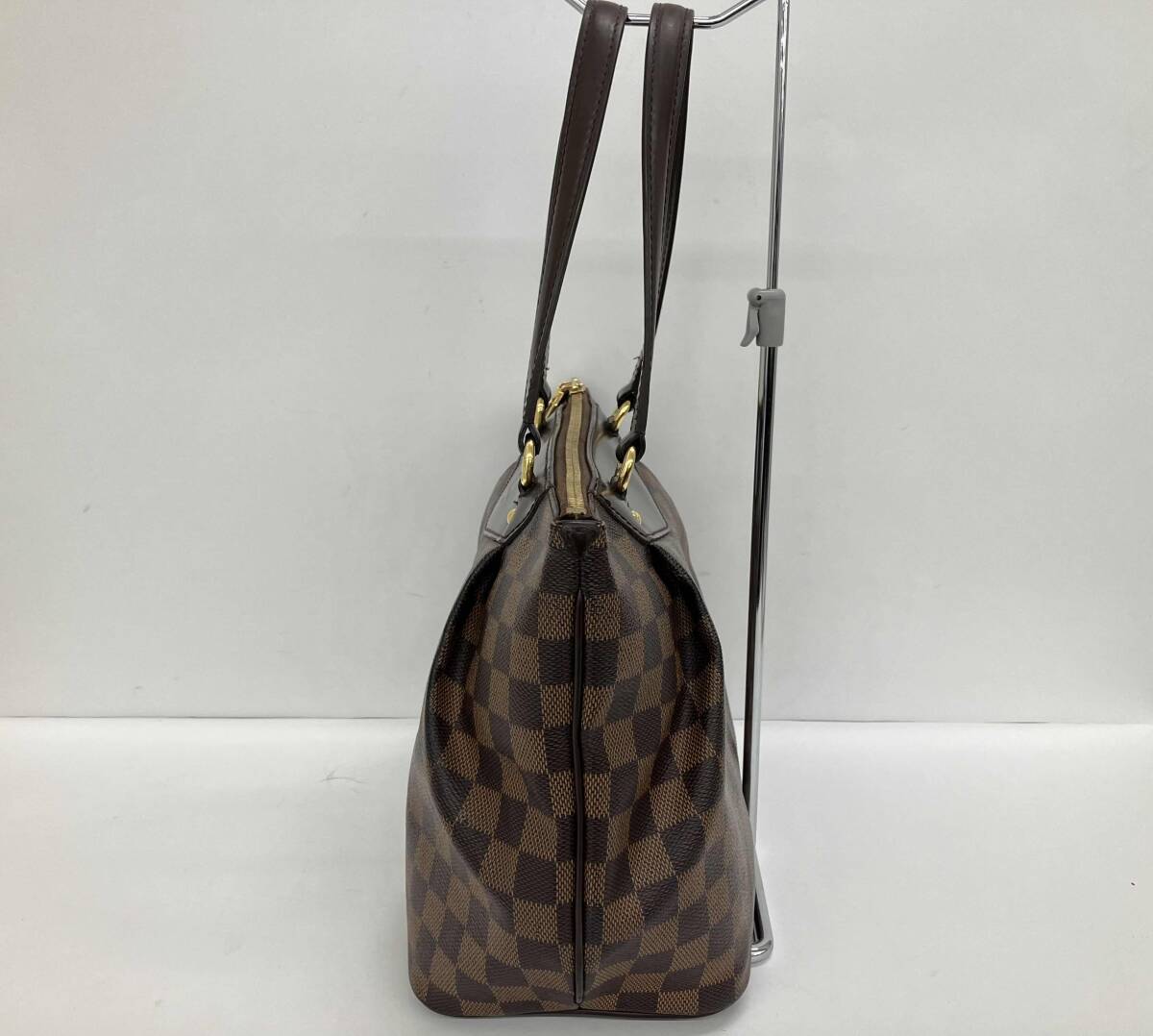 LOUIS VUITTON ダミエ エベヌ ウェストミンスターPM N41102 トートバッグ ハンドバッグ レザー ブラウン ルイヴィトン FL2142 鑑定書付き_画像3